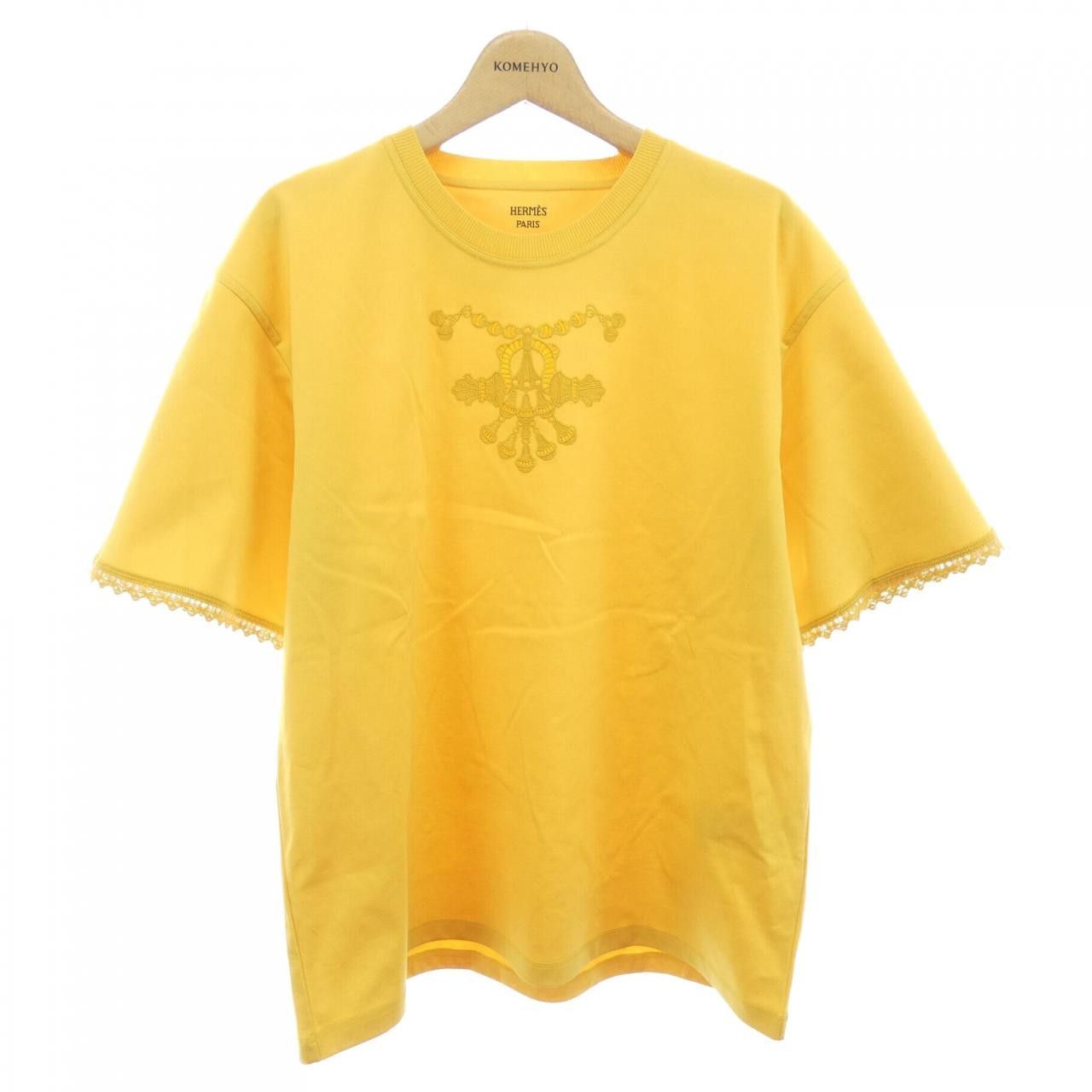 Hermes Hermes Hermes Parfroy Cotton TShirt Textile T-Shirts DUTY FREE for USA Size ONE SIZE - 1 Thumbnail