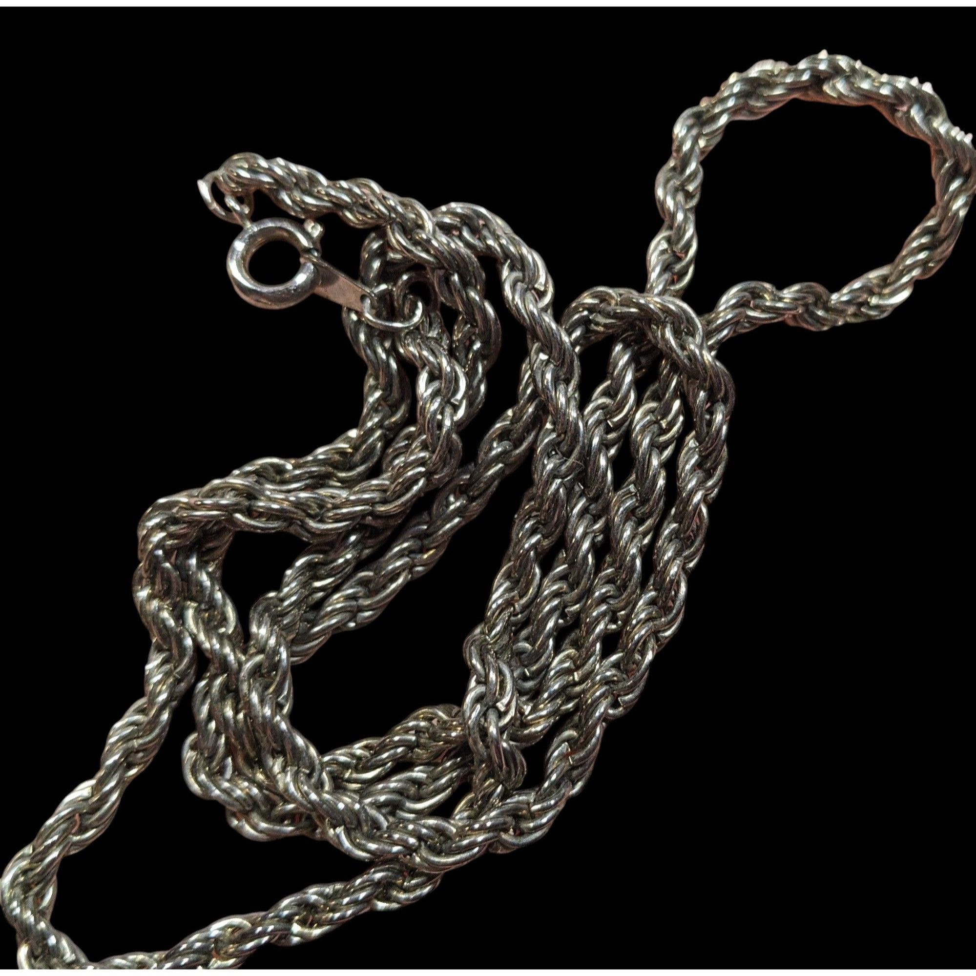 Other Classic Casual Silver Tone Wheat Chain Necklace Size ONE SIZE - 5 Thumbnail