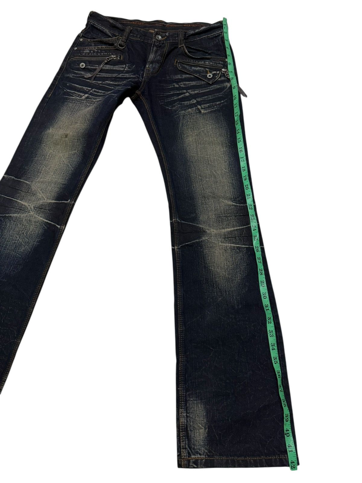 If Six Was Nine Flared Jeans Nicole Club Japan Boot Cut Denim Size US 29 - 17 Thumbnail