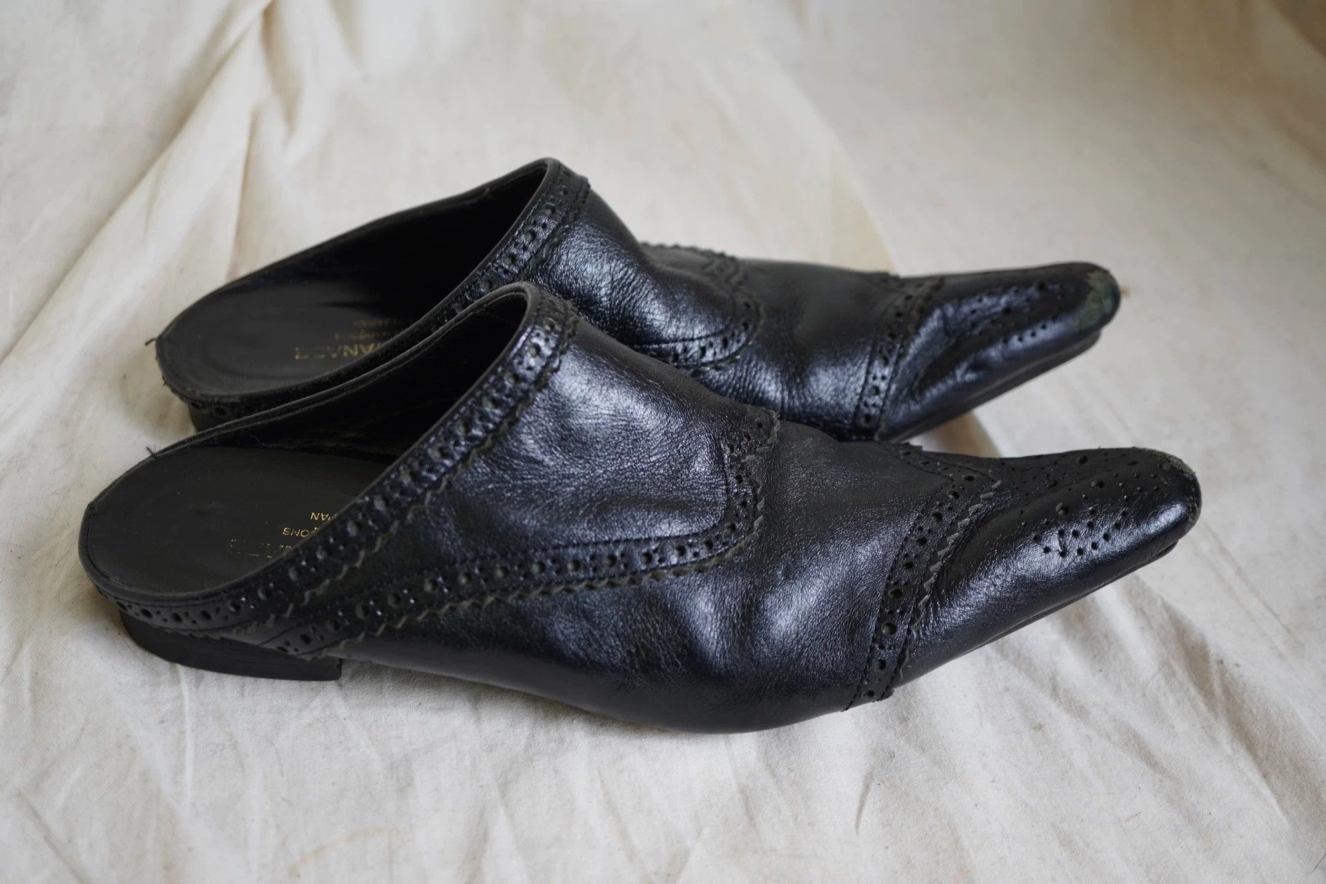 Junya Watanabe Junya Watanabe 2003SS Rare Low Heel Pointed Toe 36 8/10 Size US 5.5 / IT 35.5 - 3 Thumbnail