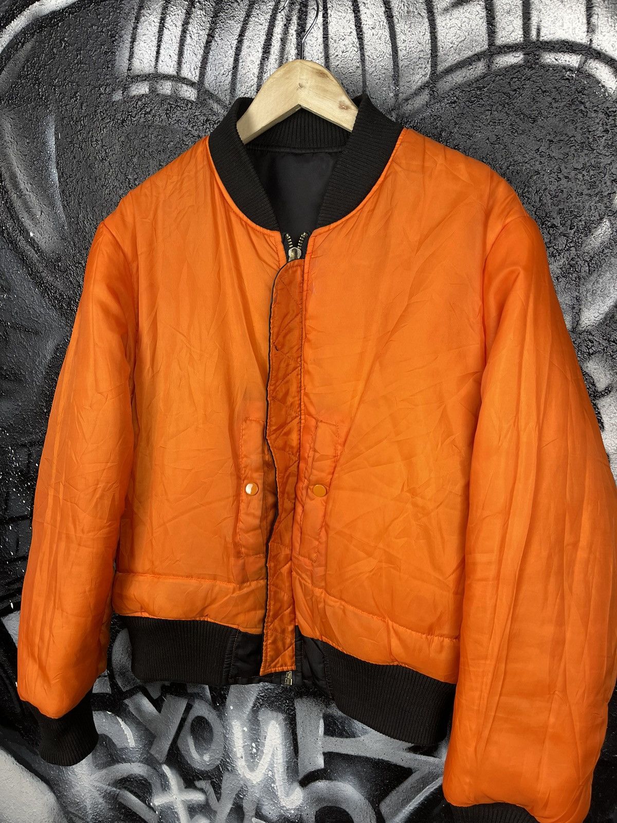 Vintage Y2K Location MA-1 Bomber Jacket Men’s Size S Size US S / EU 44-46 / 1 - 8 Thumbnail