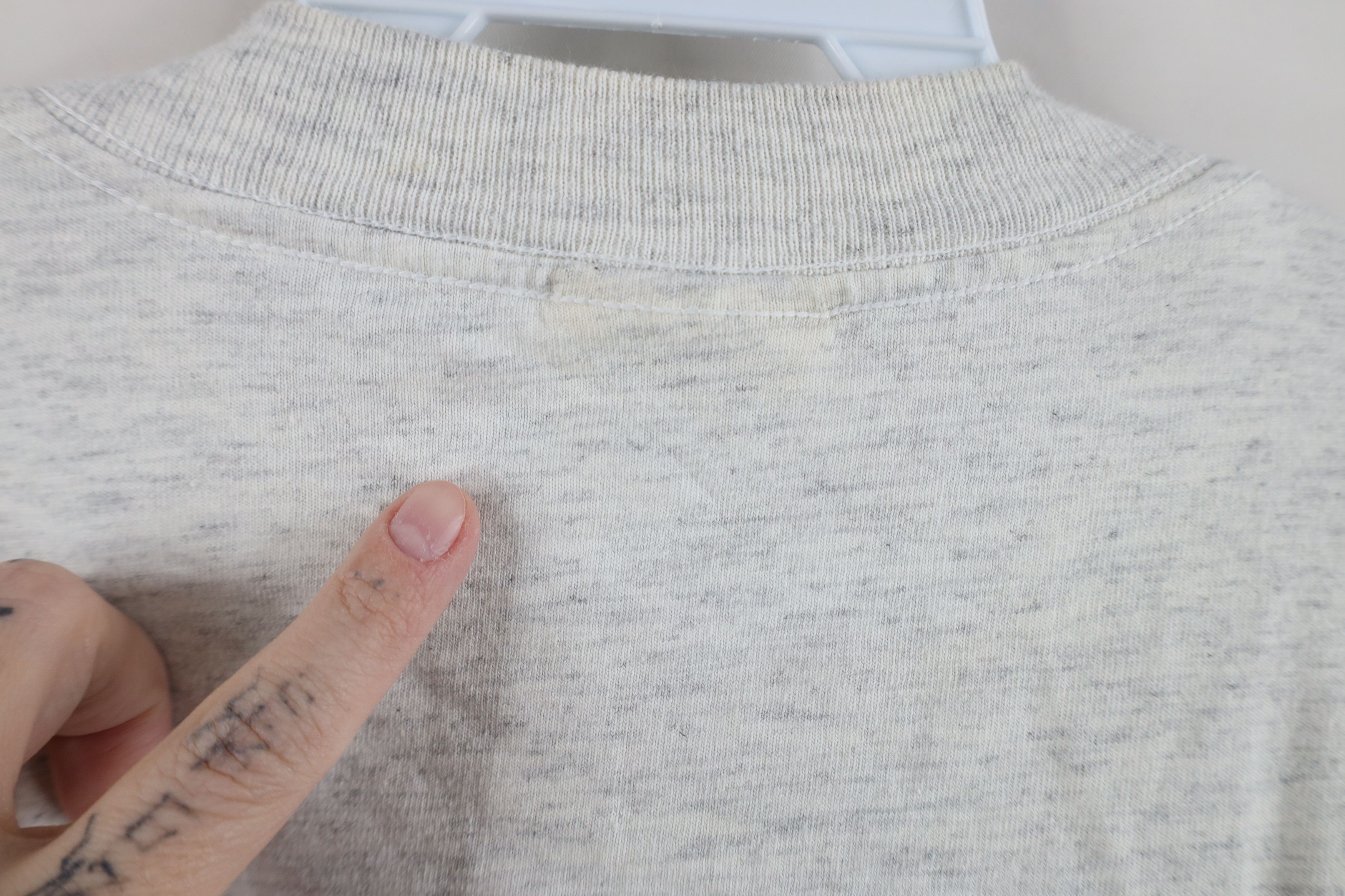 Vintage Vintage 90s USMC My Son Is A Marine T-Shirt Heather Gray Size US XL / EU 56 / 4 - 10 Thumbnail