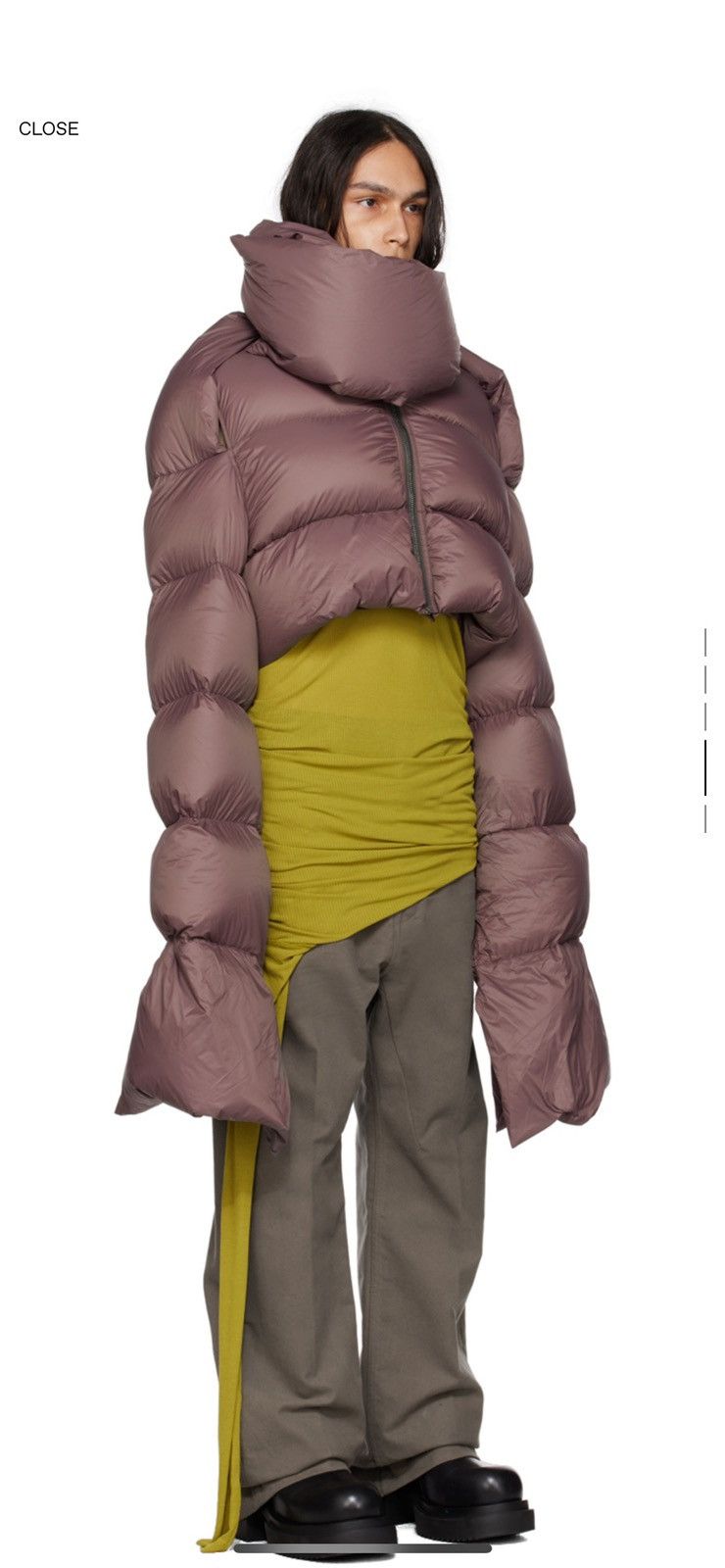 Rick Owens Babel Mountain down jacket (3XL/IT 56) Size US XXL / EU 58 / 5 - 4 Thumbnail