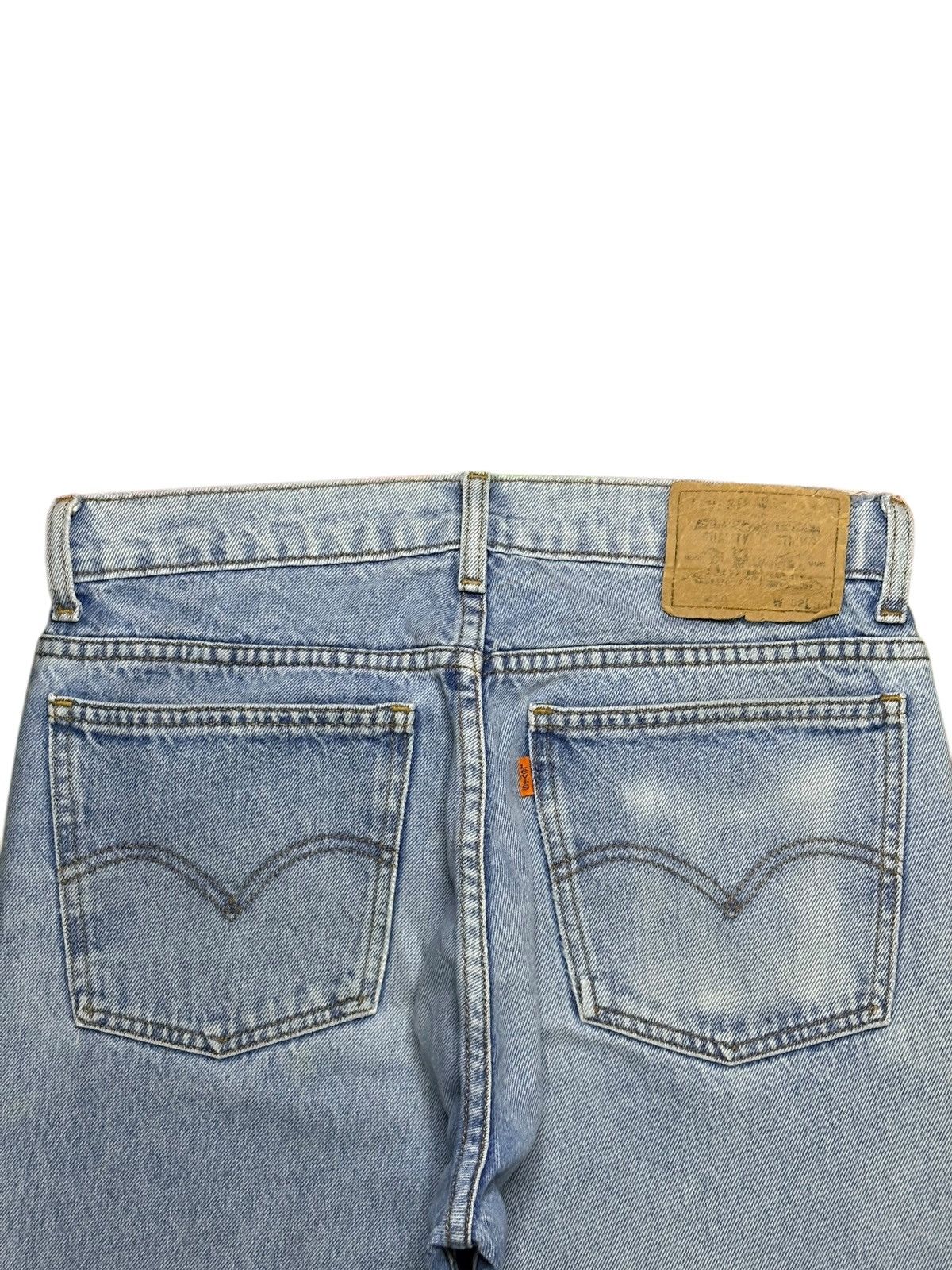 Levi's Vintage 90s Levis 210 Orange Tab Blue Wash Baggy Jeans Size US 30 / EU 46 - 8 Thumbnail