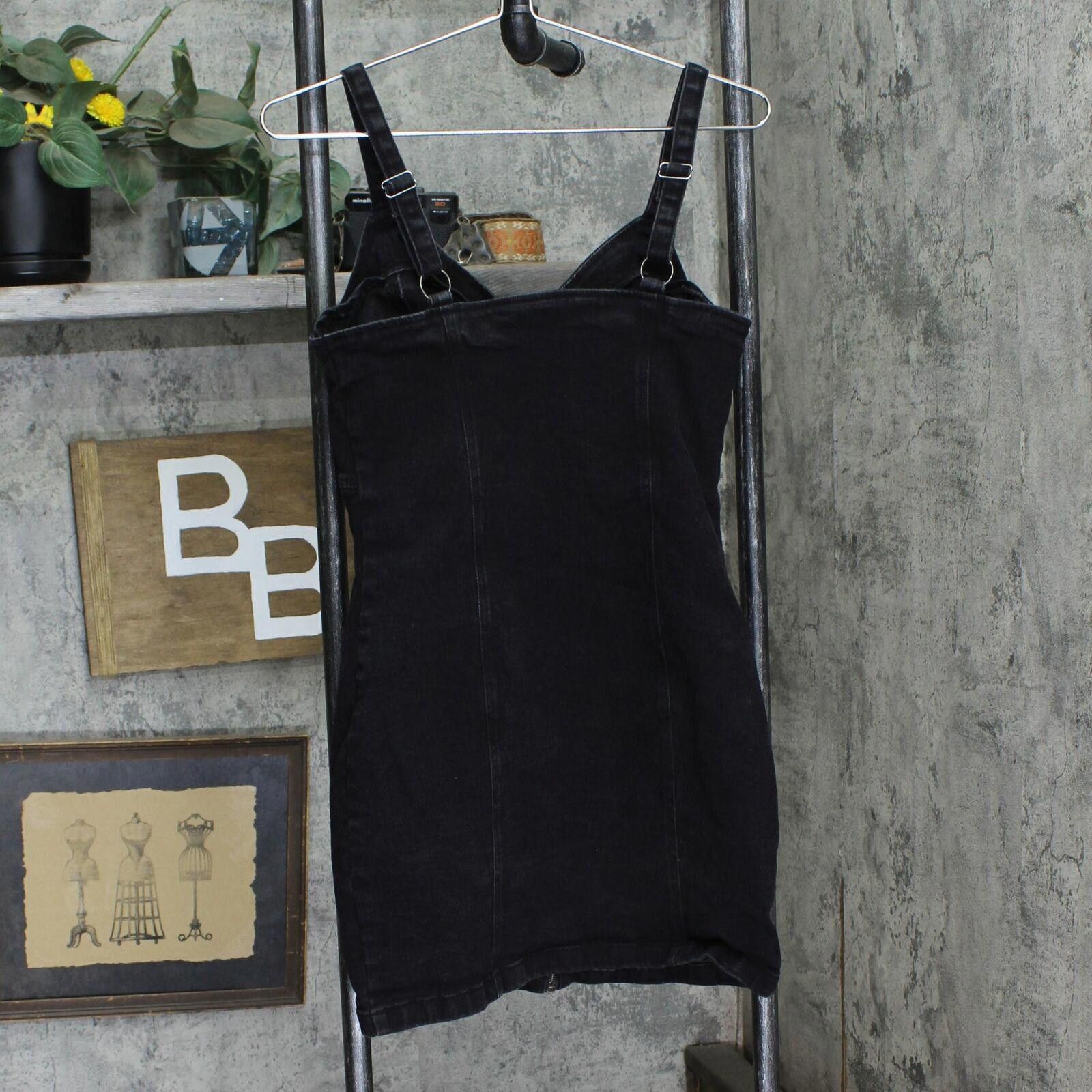 Garbage TV Garage Zip Front Denim Mini Dress 1678e601ec4e9a Black PS Size S / US 4 / IT 40 - 2 Thumbnail