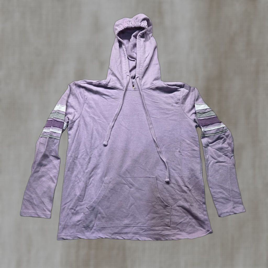 Brooks Brothers VINTAGE Brooks Brothers Women's Sweater Hoodie Pullover Knit Cable-Knit Lightweight Casual M Purple Fall Winter Size M / US 6-8 / IT 42-44 - 1 Thumbnail