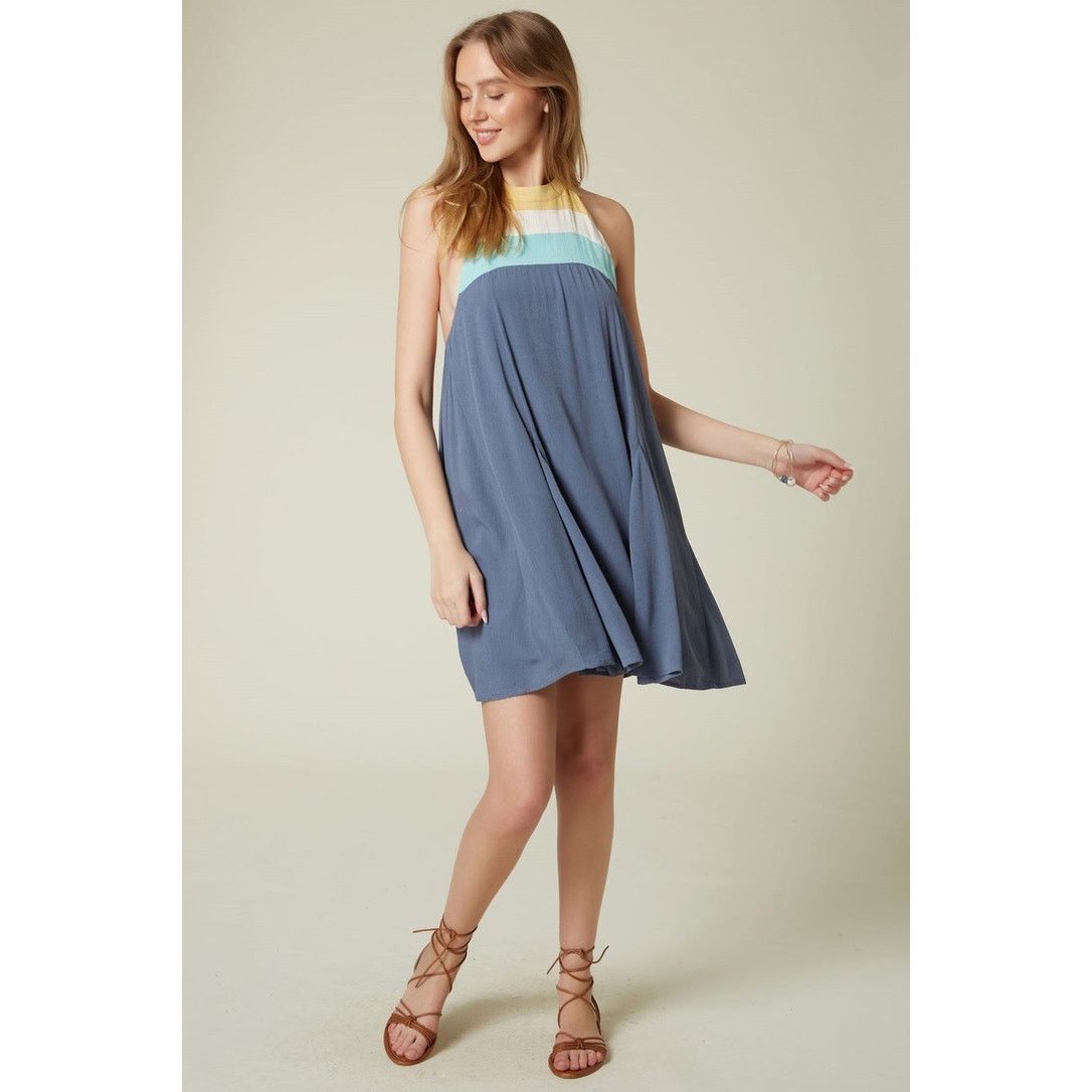 O'Neill NWT O'Neill Women's Halter Mini Dress Blue Size Medium Size M / US 6-8 / IT 42-44 - 3 Thumbnail
