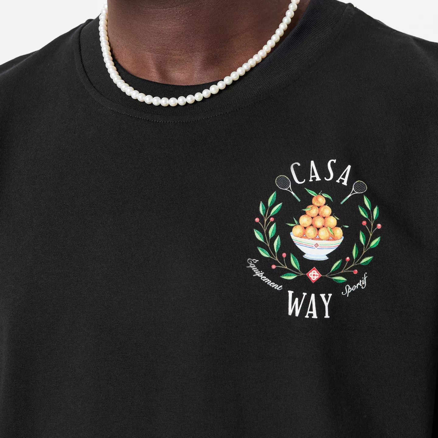 Casablanca o1g2r1mq0426 Way T-Shirt in Black Size US M / EU 48-50 / 2 - 5 Thumbnail