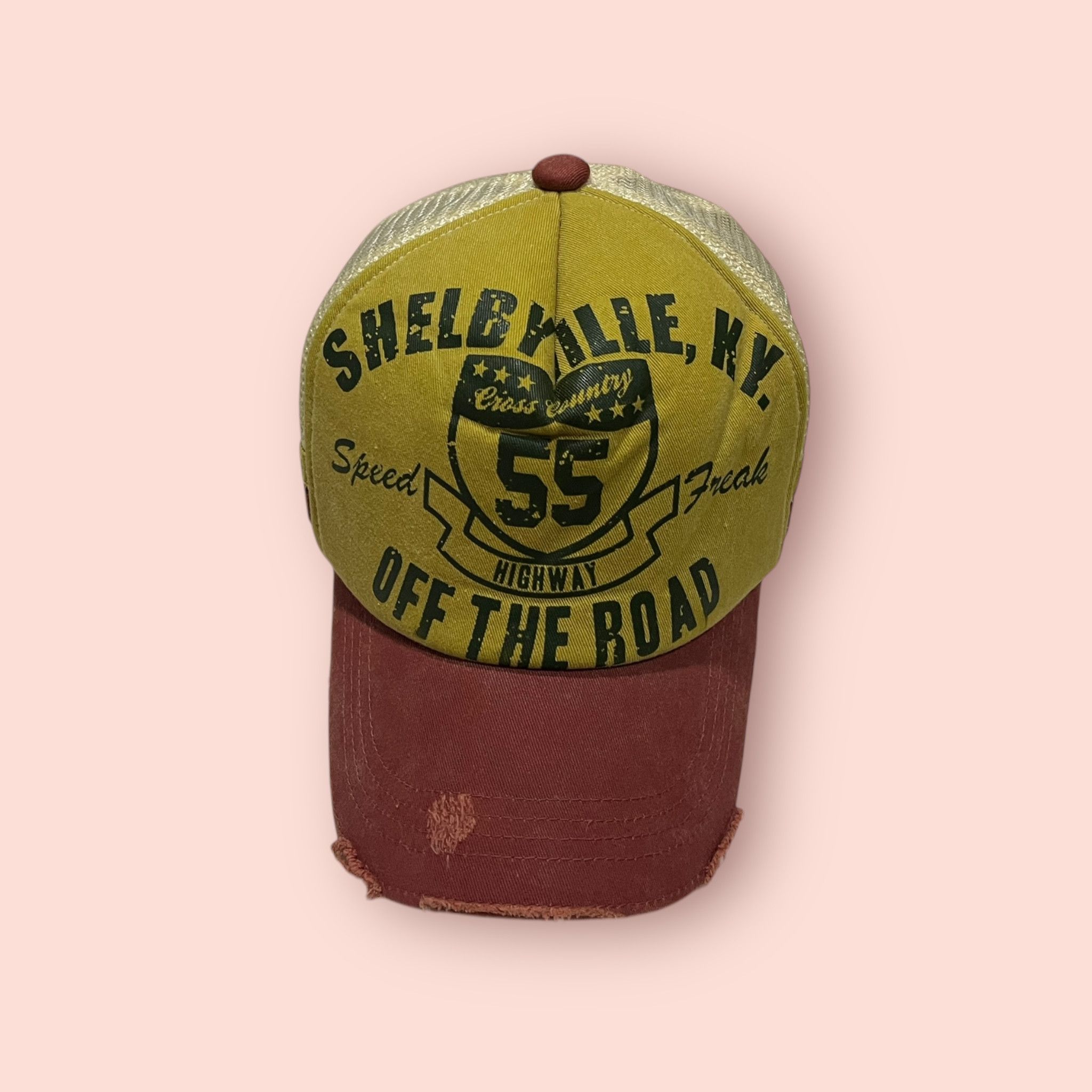 Japanese Brand × Vintage VINTAGE SPEED HIGHWAY FREAK DISTRESSED TRUCKER SNAPBACK Size ONE SIZE - 6 Thumbnail
