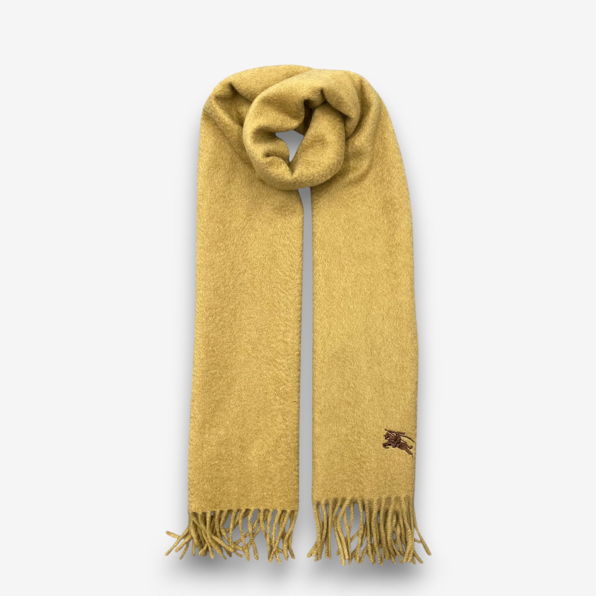 Vintage Burberry Scarf Muffler Cashmere Winter Scarves