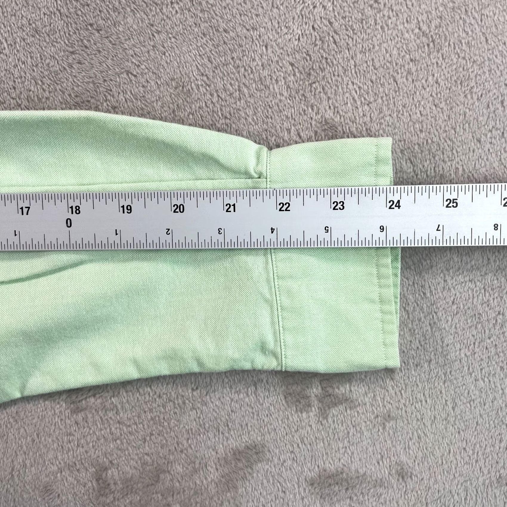 Polo Ralph Lauren Polo Ralph Lauren Blake Oxford Shirt Men L Light Mint OCBD Flesh Pony Size US L / EU 52-54 / 3 - 7 Thumbnail