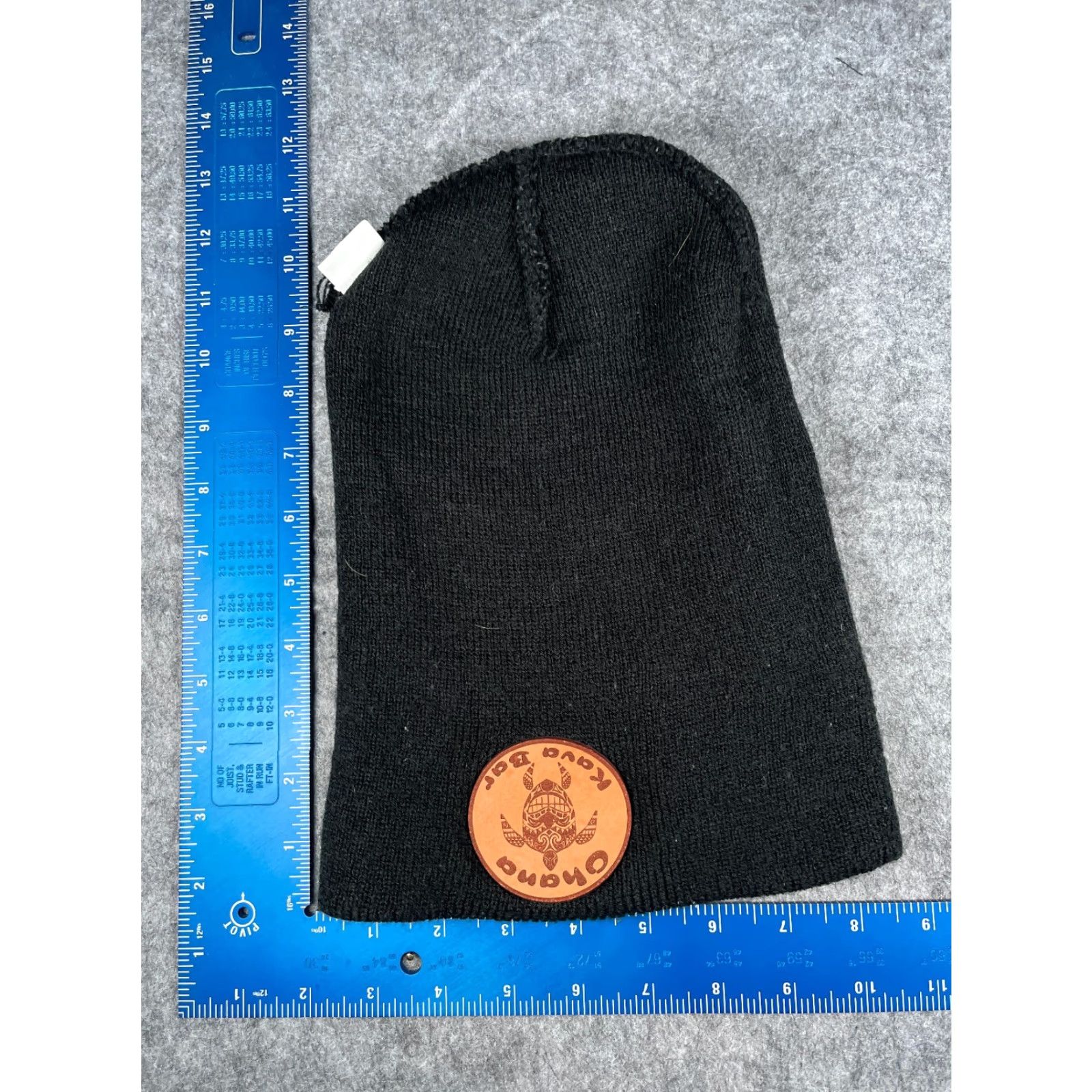 Vintage **Black Knit Beanie Toque Adjustable Lightweight Outdoor Adult One Size Turtle Logo Unisex** Size ONE SIZE - 5 Thumbnail