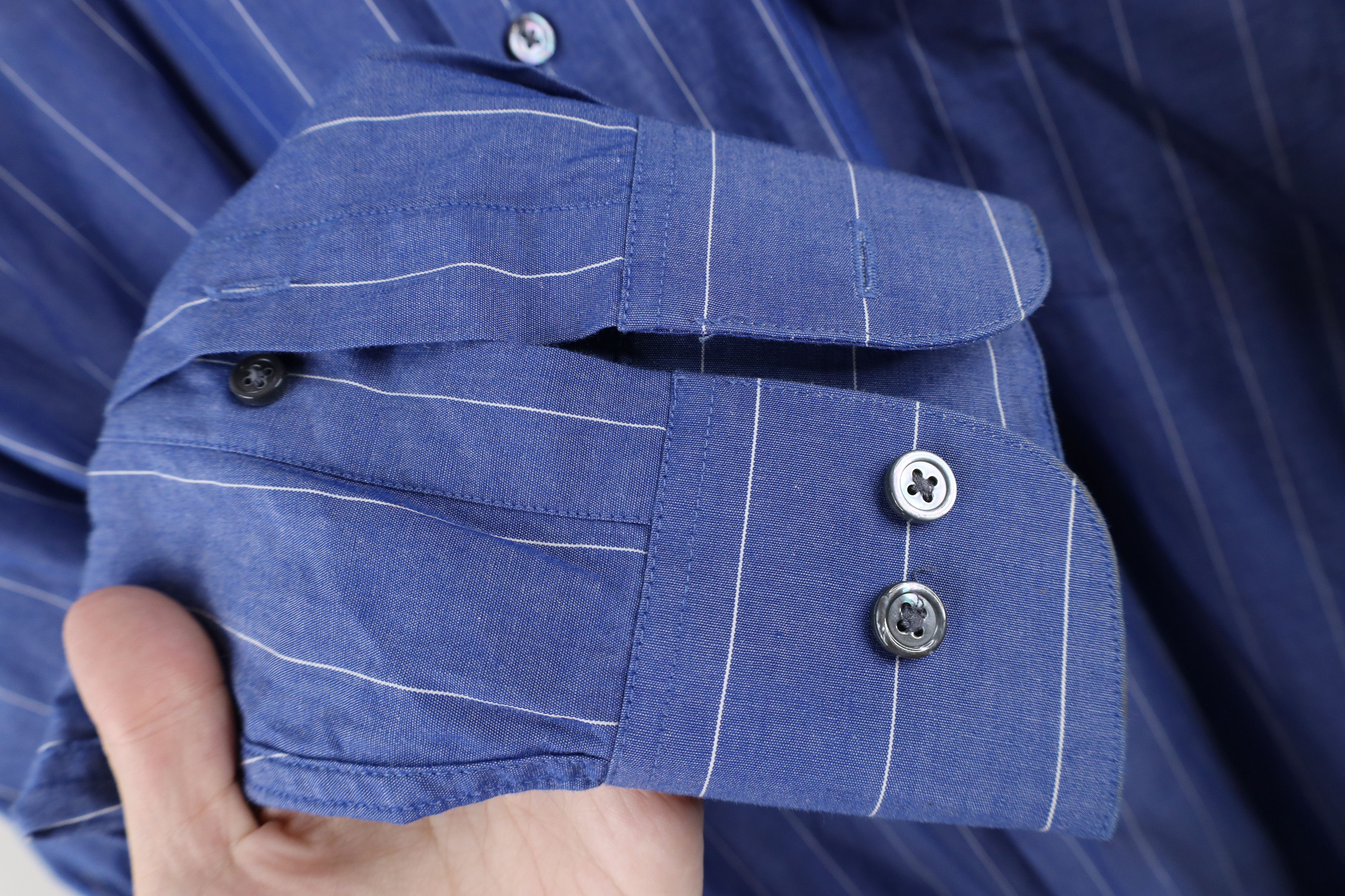 Vintage Vintage 90s Yves Saint Laurent Collared Button Shirt Size US M / EU 48-50 / 2 - 5 Thumbnail