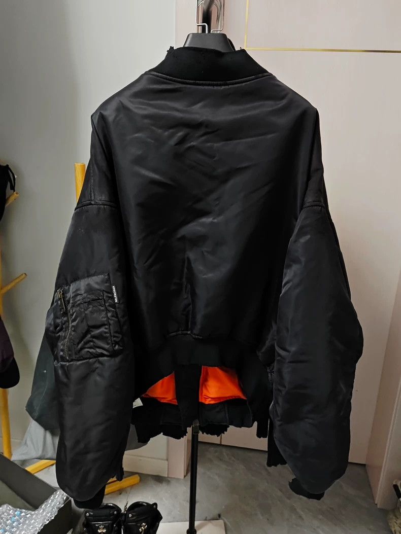 Balenciaga Balenciaga 24 Fw Destructive Erosive Shoulder Drop Pilot N Size US XXS / EU 40 - 3 Thumbnail