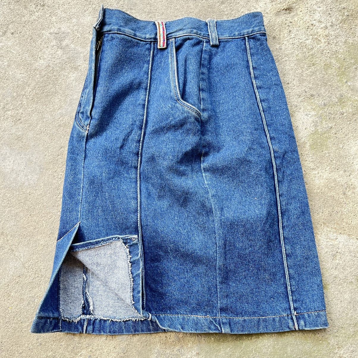 Missoni Vintage Missoni Sport Mini Skirt Denim Size 28" / US 6 / IT 42 - 14 Thumbnail