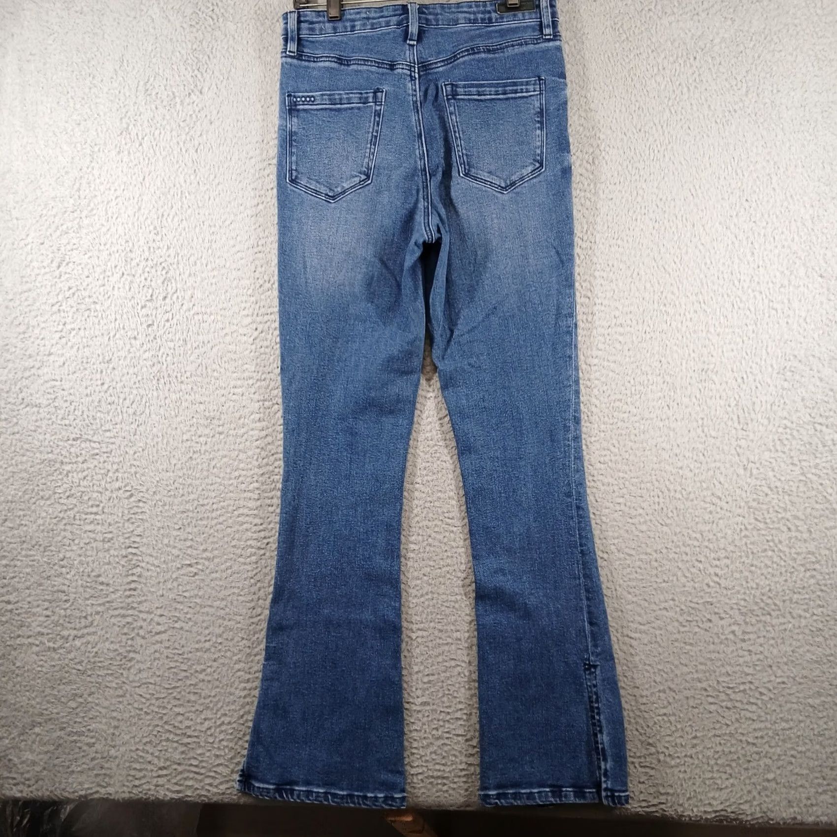 Vintage BLANKNYC x Free People The Hoyt High-Rise Mini Flare Jeans - Blue Size 27" / US 4 / IT 40 - 3 Thumbnail