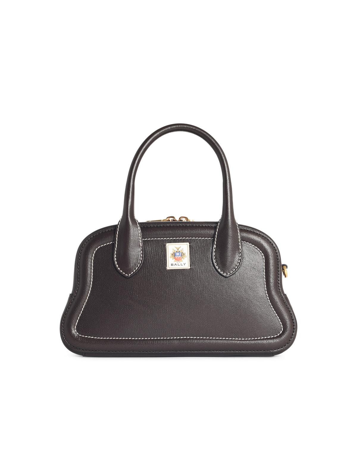 Bally BALLY Unda' Ebony Garnet Leather Bag Size ONE SIZE - 1 Thumbnail
