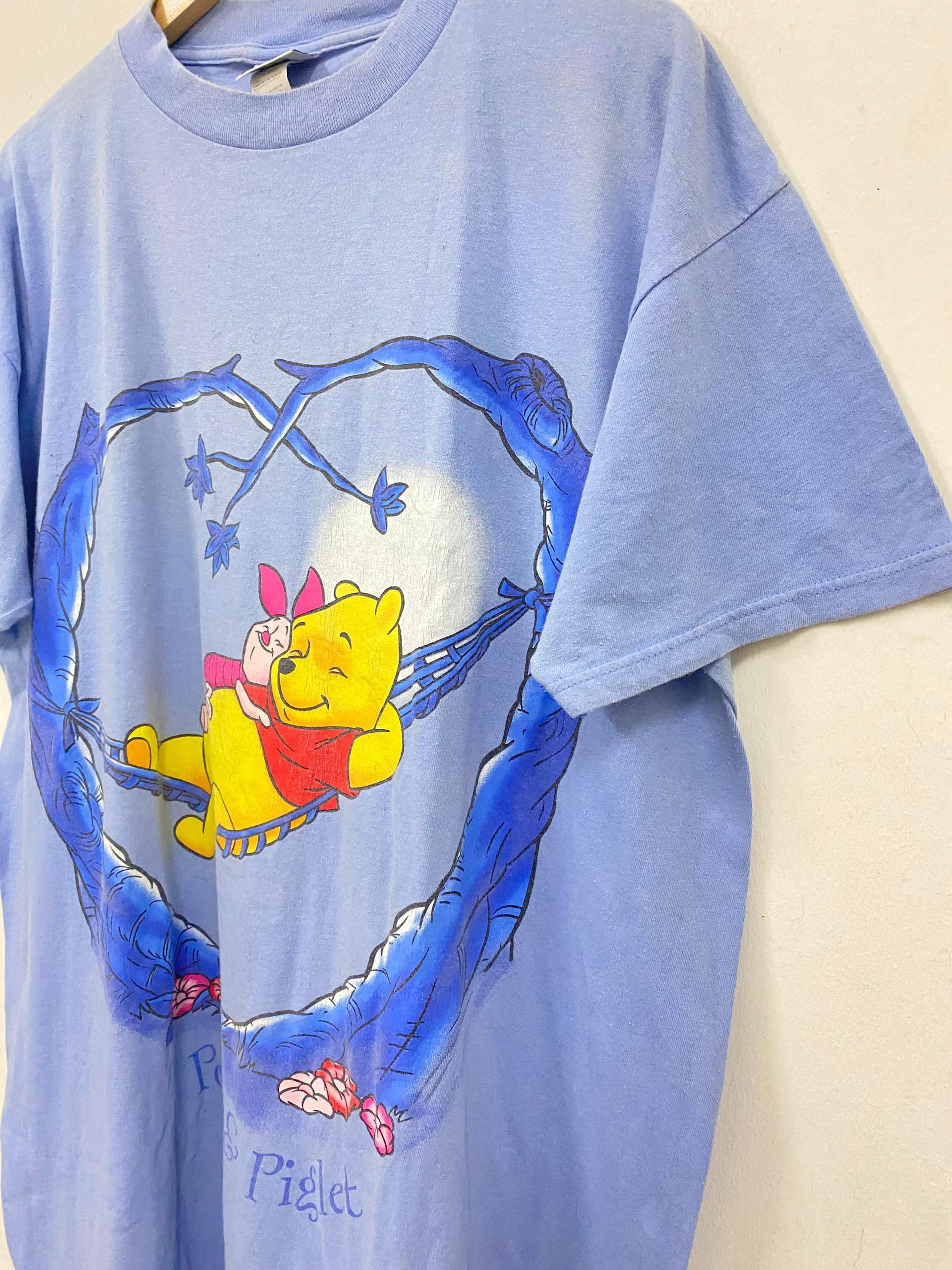 Vintage VTG 90s POOH cartoon disney t shirt Size US XXL / EU 58 / 5 - 3 Thumbnail