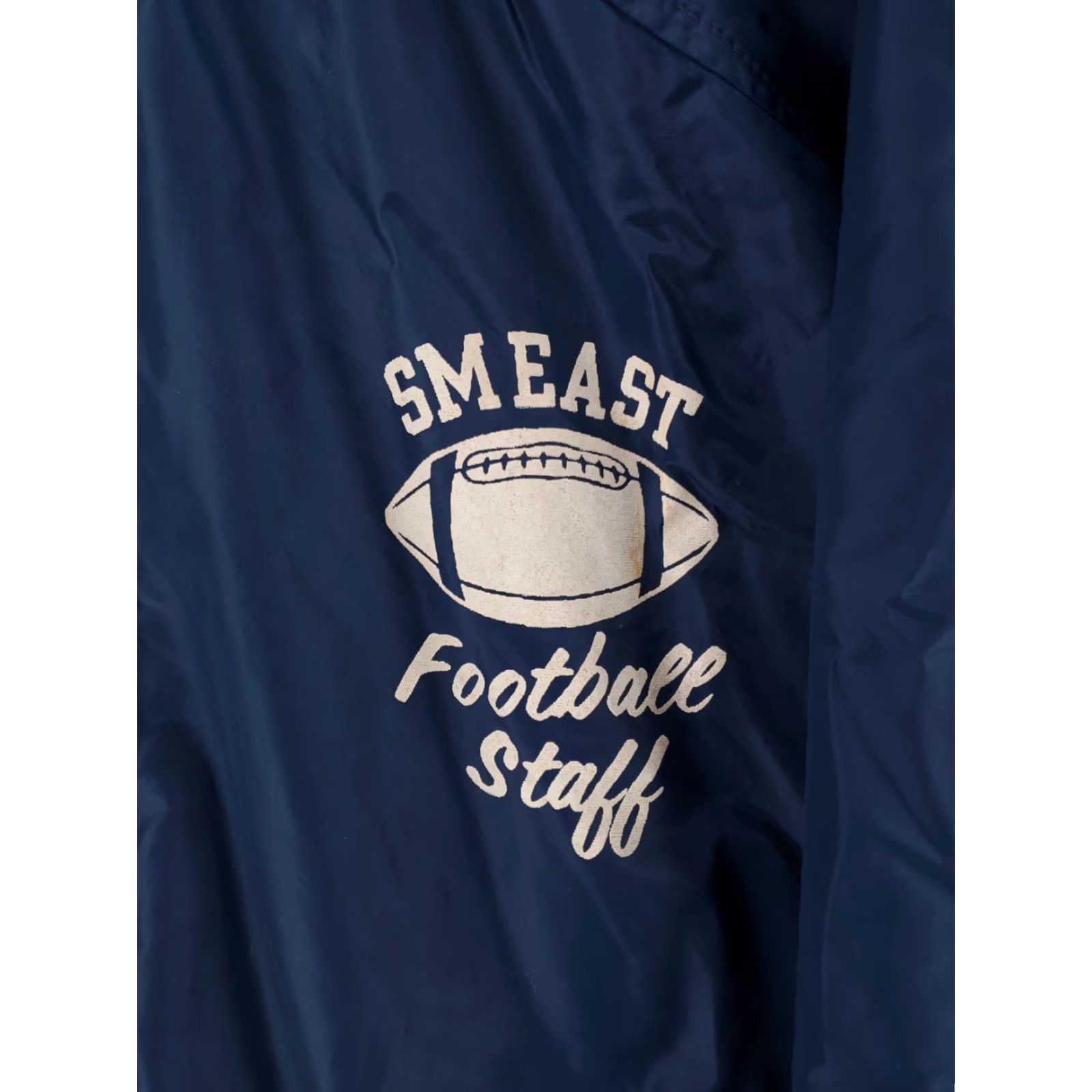 Champion VINTAGE Champion Windbreaker Hooded 80s Football Blue Mens XL Hooded Size US XL / EU 56 / 4 - 2 Thumbnail