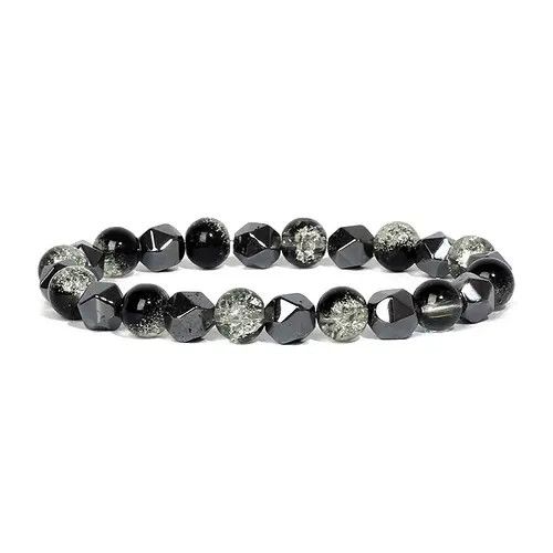 Jewelry Hematite beads Bracelet Size ONE SIZE - 3 Thumbnail