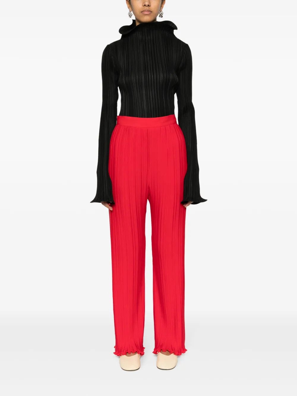 Lanvin o1y0326 Sweatpant in Tomato Red Size 30" / US 8 / IT 44 - 2 Thumbnail