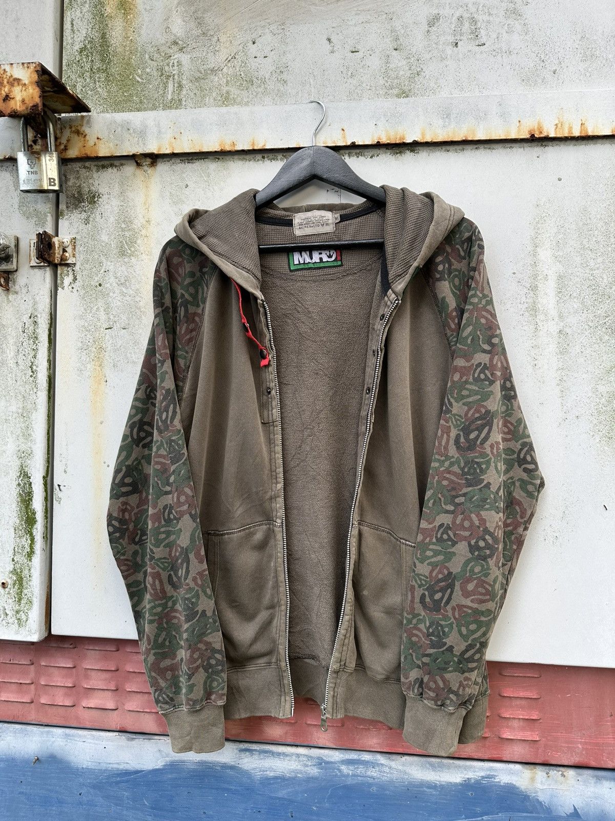 Avirex 👹Vintage Avirex X MBO Camo Zipper Hoodie Size US M / EU 48-50 / 2 - 6 Thumbnail