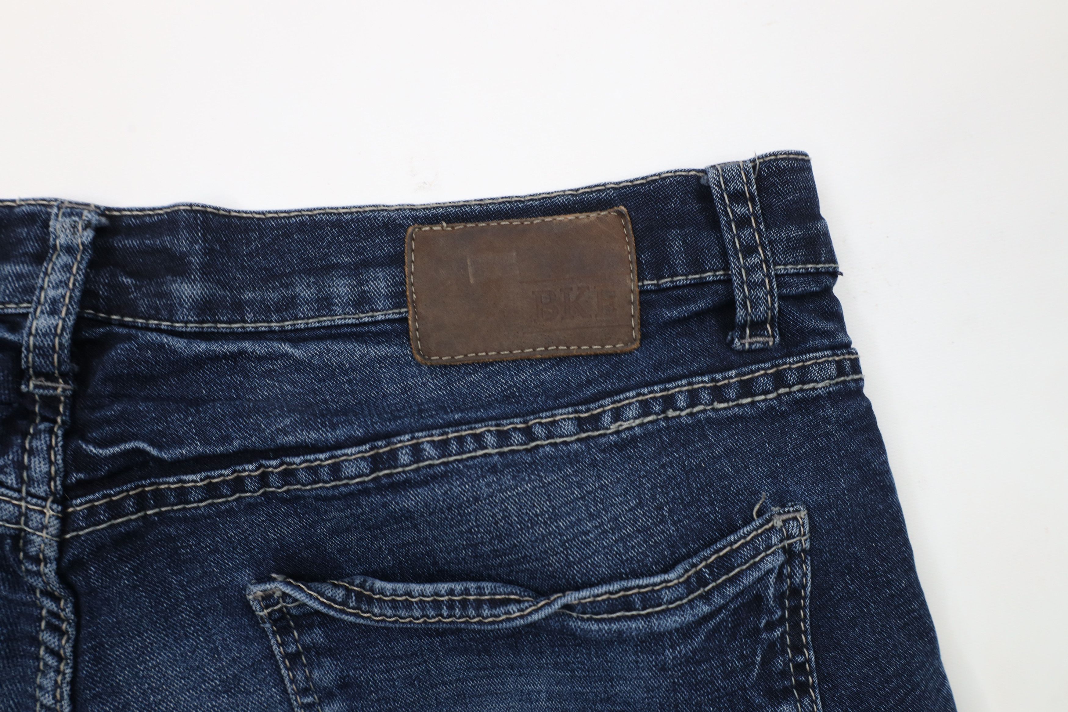 Vintage Buckle BKE Thick Stitch Tyler Straight Leg Jeans AS IS Size US 36 / EU 52 - 11 Thumbnail