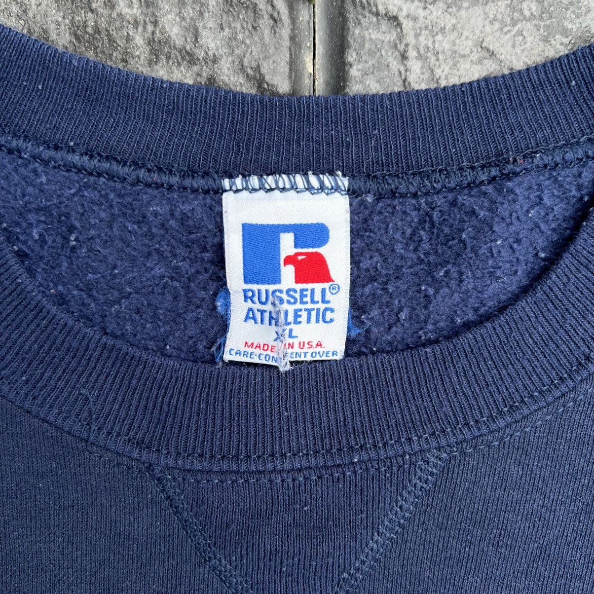 Fruit Of The Loom × Russell Athletic × Tultex Vintage 90’s Russell Athletic Sweater Size US XL / EU 56 / 4 - 2 Thumbnail