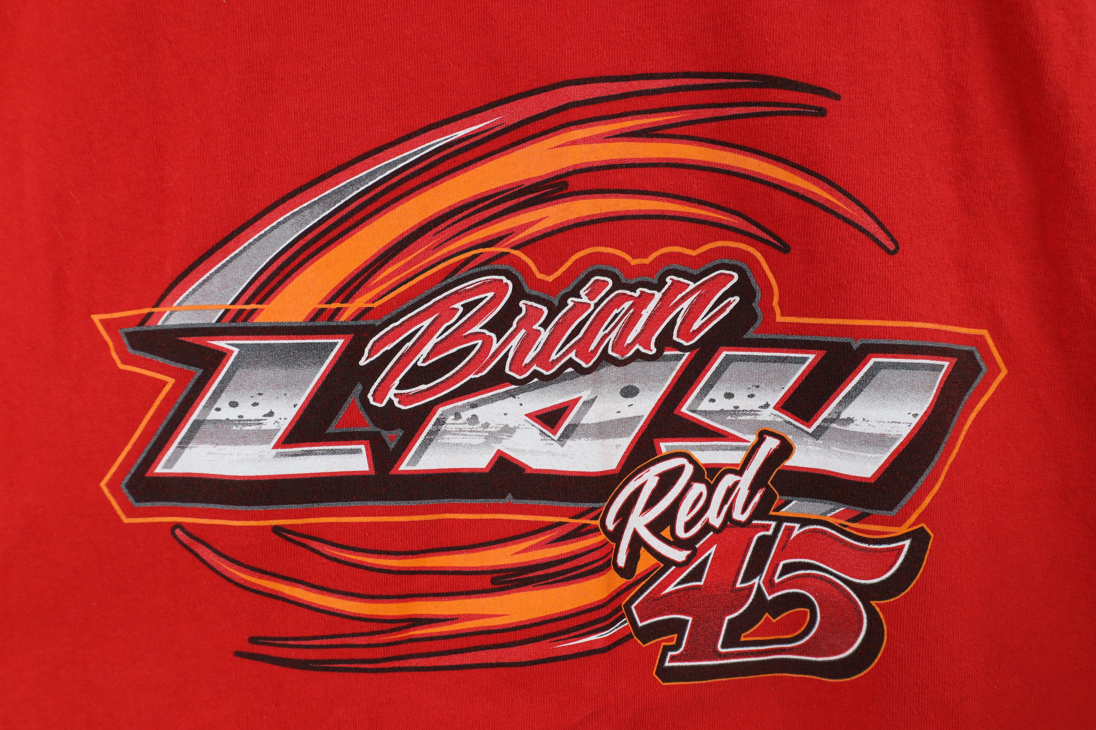 Vintage Vintage Y2K Streetwear Red 45 Car Racing Tribal T-Shirt Red Size US XXL / EU 58 / 5 - 4 Thumbnail
