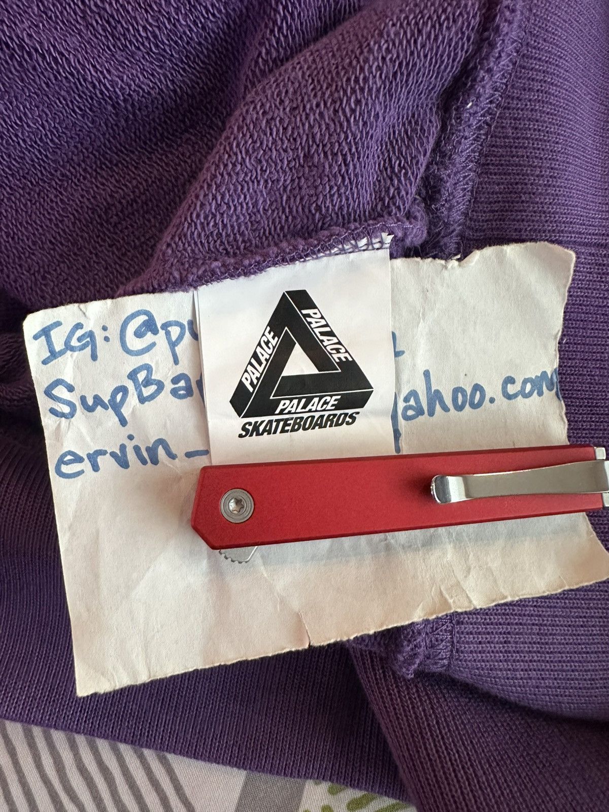 Palace Surkit Hood Purple size Large Size US L / EU 52-54 / 3 - 4 Thumbnail