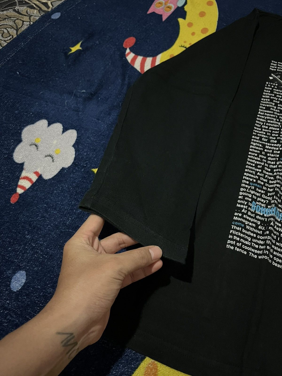 Japanese Brand ST. Franc Experiencing Clarity Of Sound Poem Longsleve Tee Size US XL / EU 56 / 4 - 4 Thumbnail