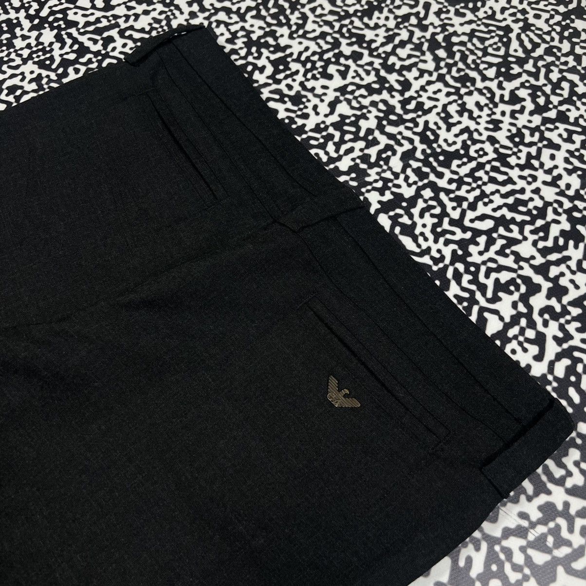 Armani Vintage Y2K Armani Jeans Luxury Flared Wide Classic Pants Size 29" - 9 Thumbnail