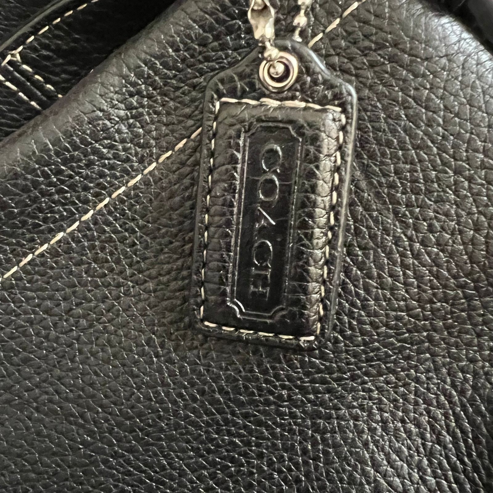 Coach COACH Black Leather Convertible (Shoulder or Sling) Bag Size ONE SIZE - 8 Thumbnail