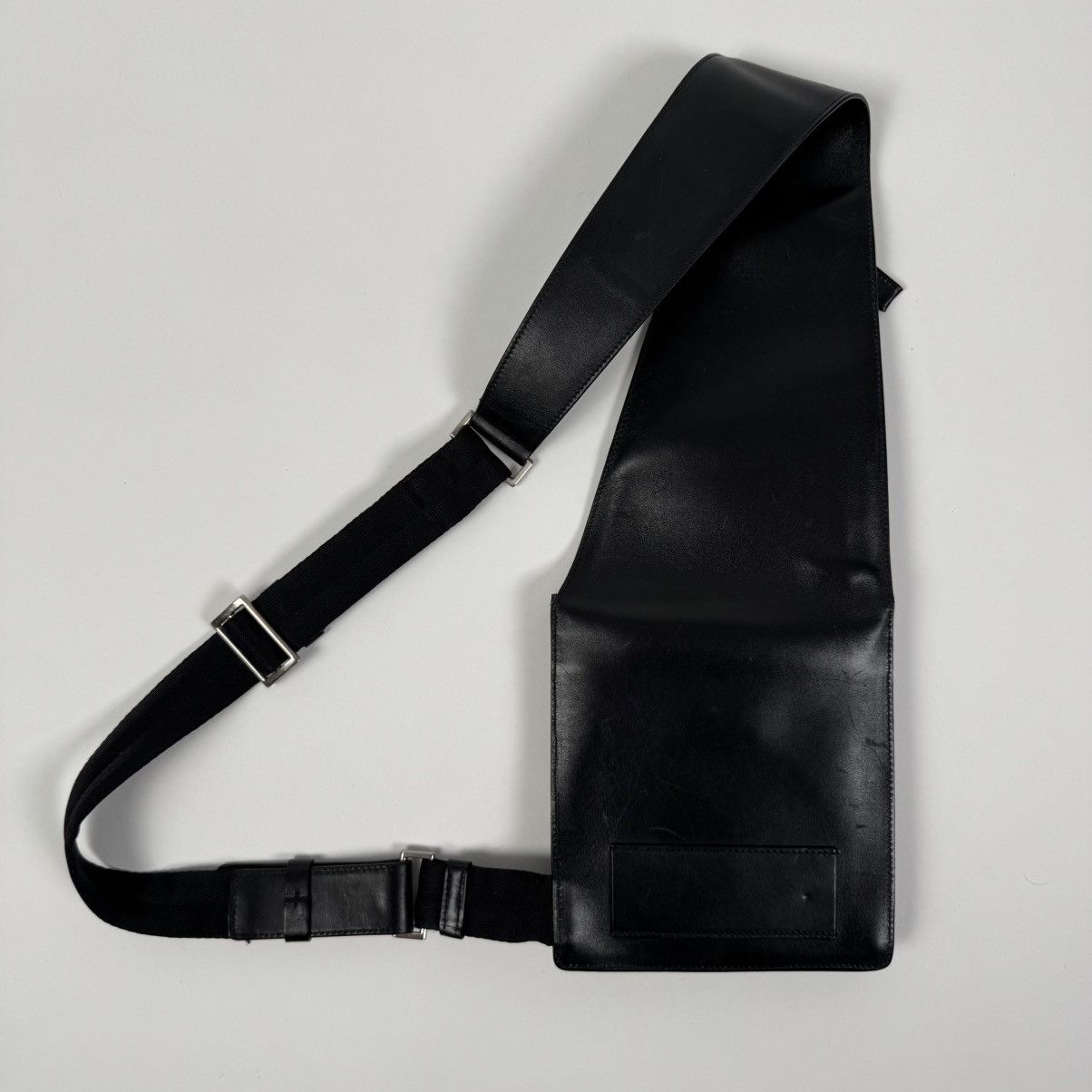 Prada Prada SS1999 Black Leather Crossbody Sling Holster Bag Size ONE SIZE - 5 Thumbnail
