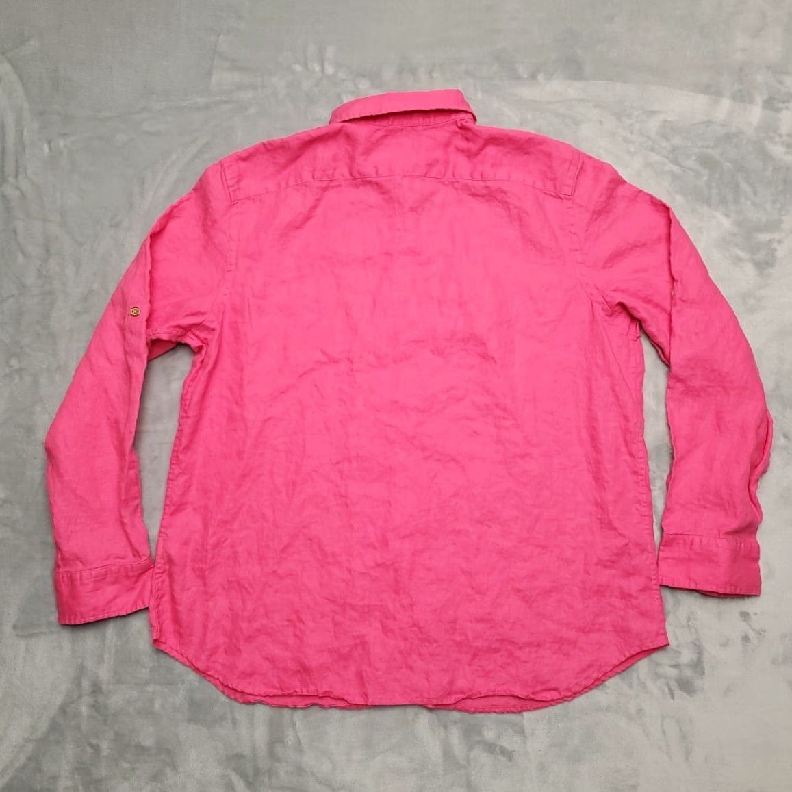 Chaps VINTAGE Chaps Shirt Womens XL Pink 100% Linen Breezy Outdoor Coastal Beach Classic Size XL / US 12-14 / IT 48-50 - 5 Thumbnail