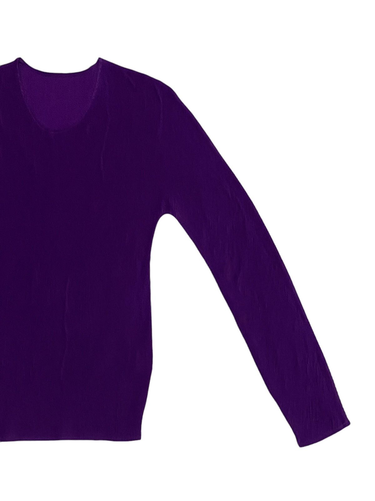 Issey Miyake × Pleats Please Issey Miyake Pleats Please Pleated Purple Long Sleeve Size L / US 10 / IT 46 - 14 Thumbnail