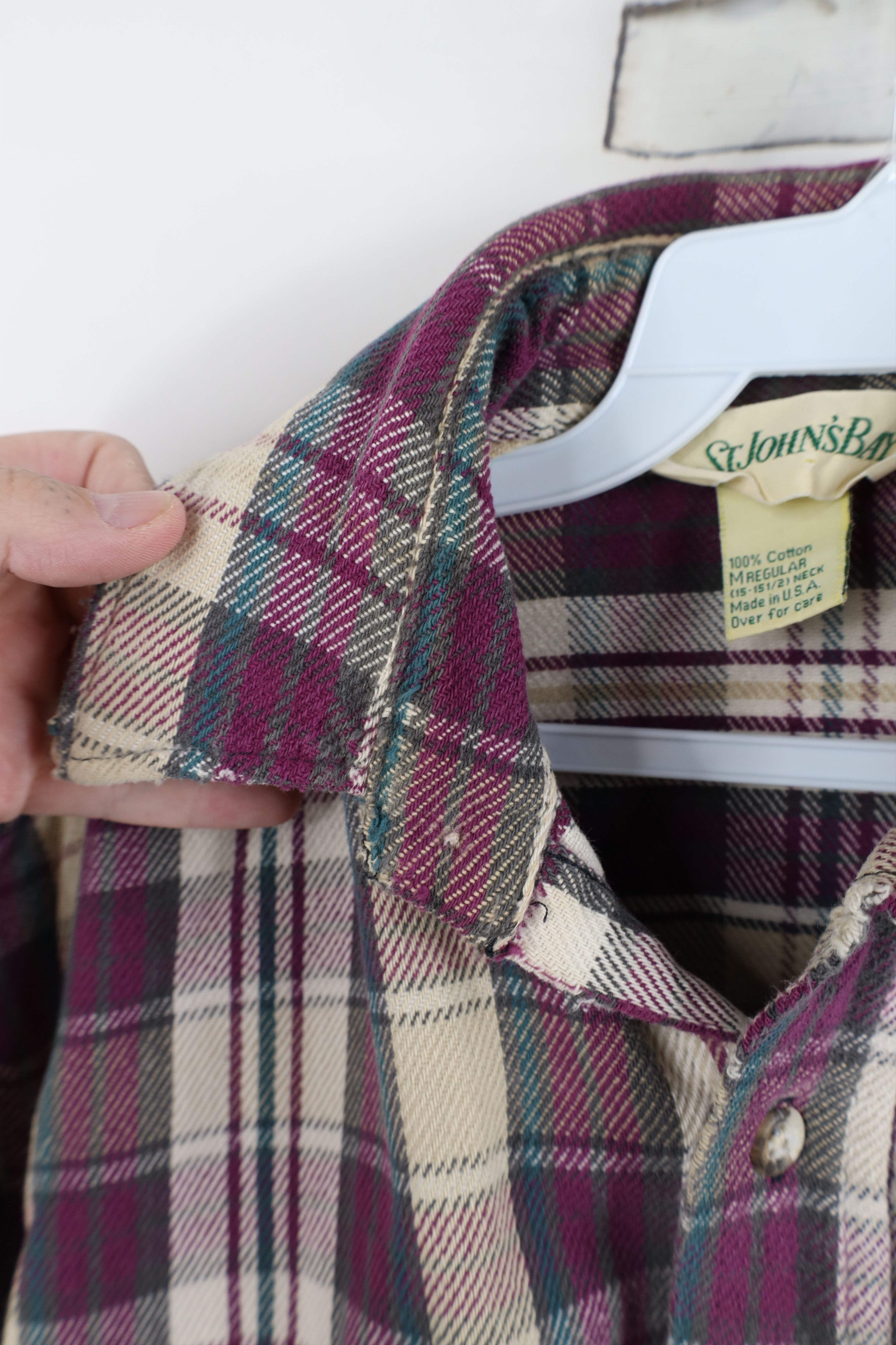 Vintage Vintage 90s Streetwear Heavyweight Flannel Button Shirt USA Size US M / EU 48-50 / 2 - 11 Thumbnail