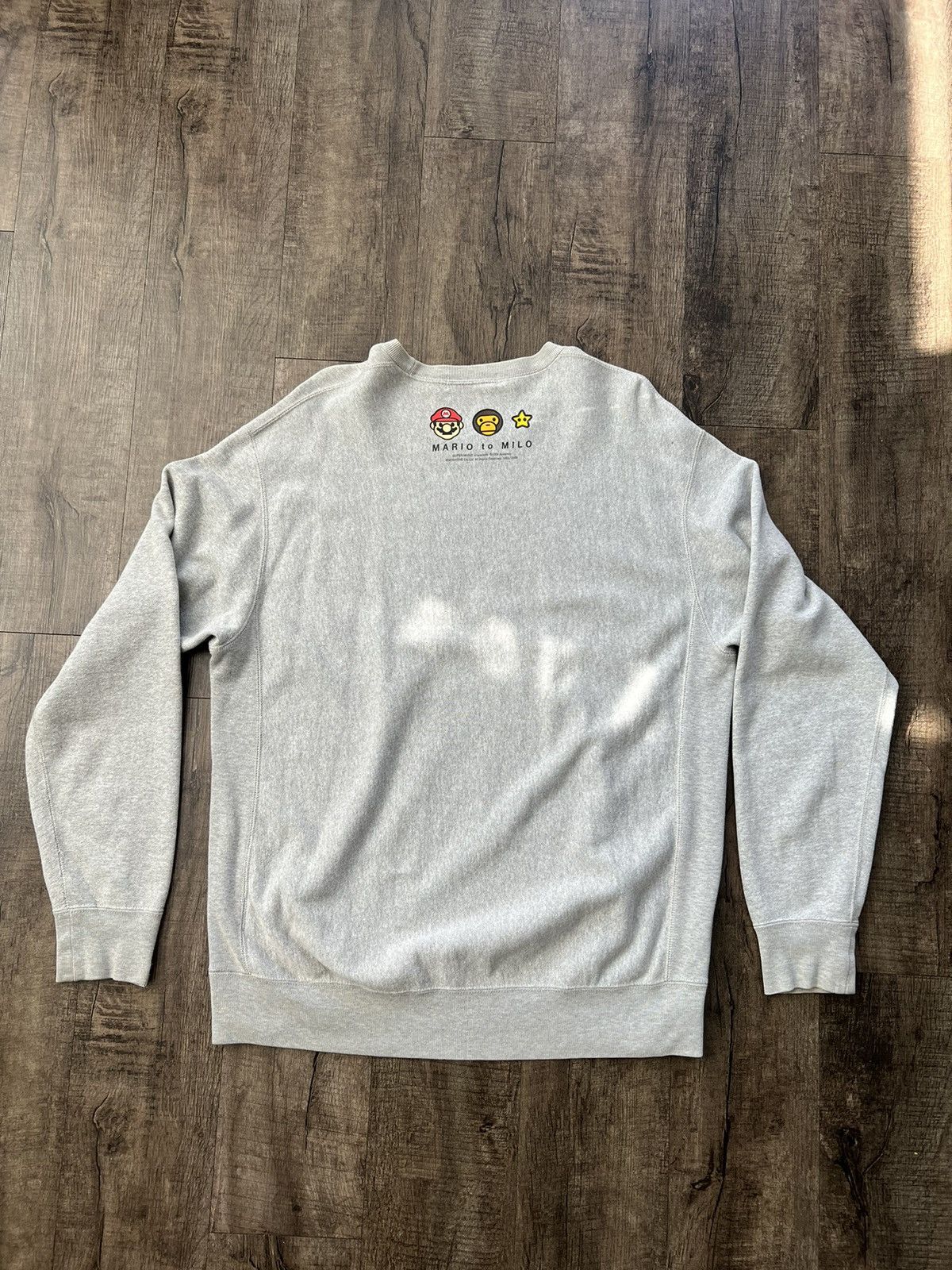 Bape Bape x Mario Sweatshirt Size US L / EU 52-54 / 3 - 8 Thumbnail