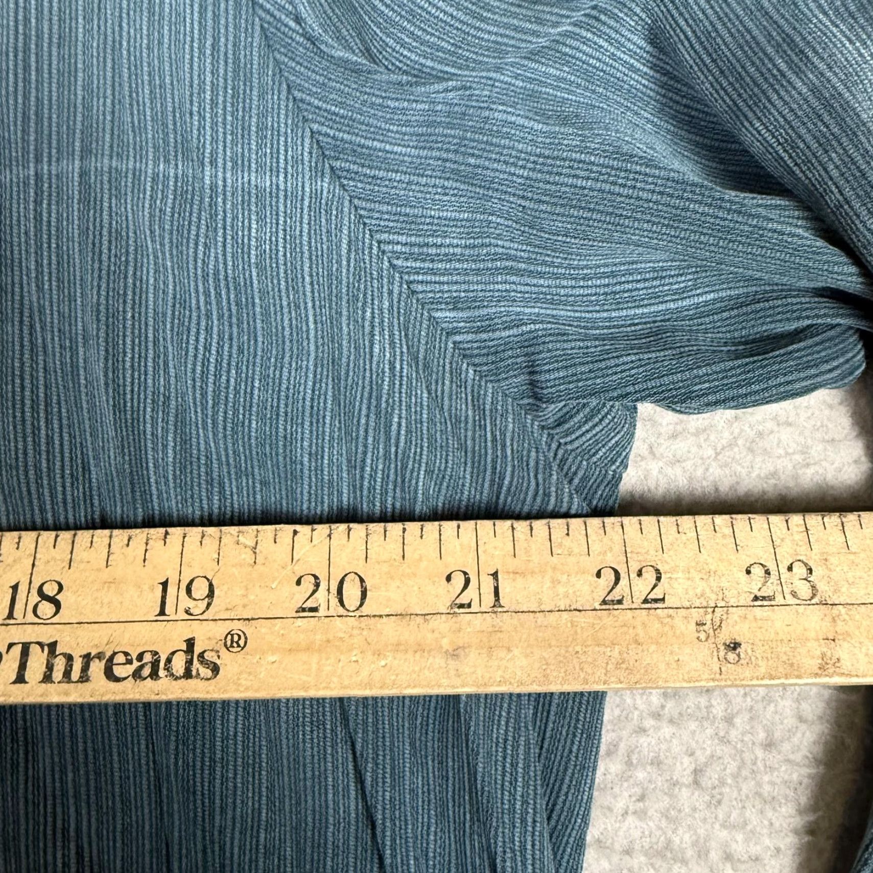 Eileen Fisher VINTAGE Eileen Fisher Dress Blue A-Line Midi 3/4 Sleeve Women Large L Ladies 90s Size L / US 10 / IT 46 - 6 Thumbnail