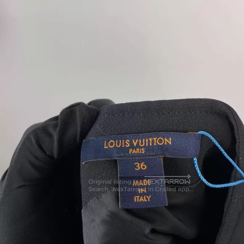 Louis Vuitton Louis Vuitton Black double-breasted mini skirt Size 35" - 6 Thumbnail