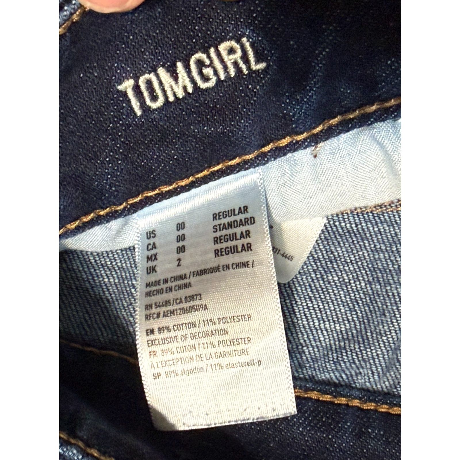 American Eagle Outfitters VINTAGE? No. Size 24" / US 00 / IT 34 - 5 Thumbnail