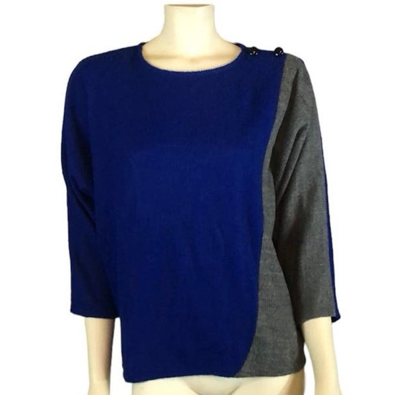 Vintage Vintage 80s A. Venti Paris Wool blend sweater Size S / US 4 / IT 40 - 1 Thumbnail