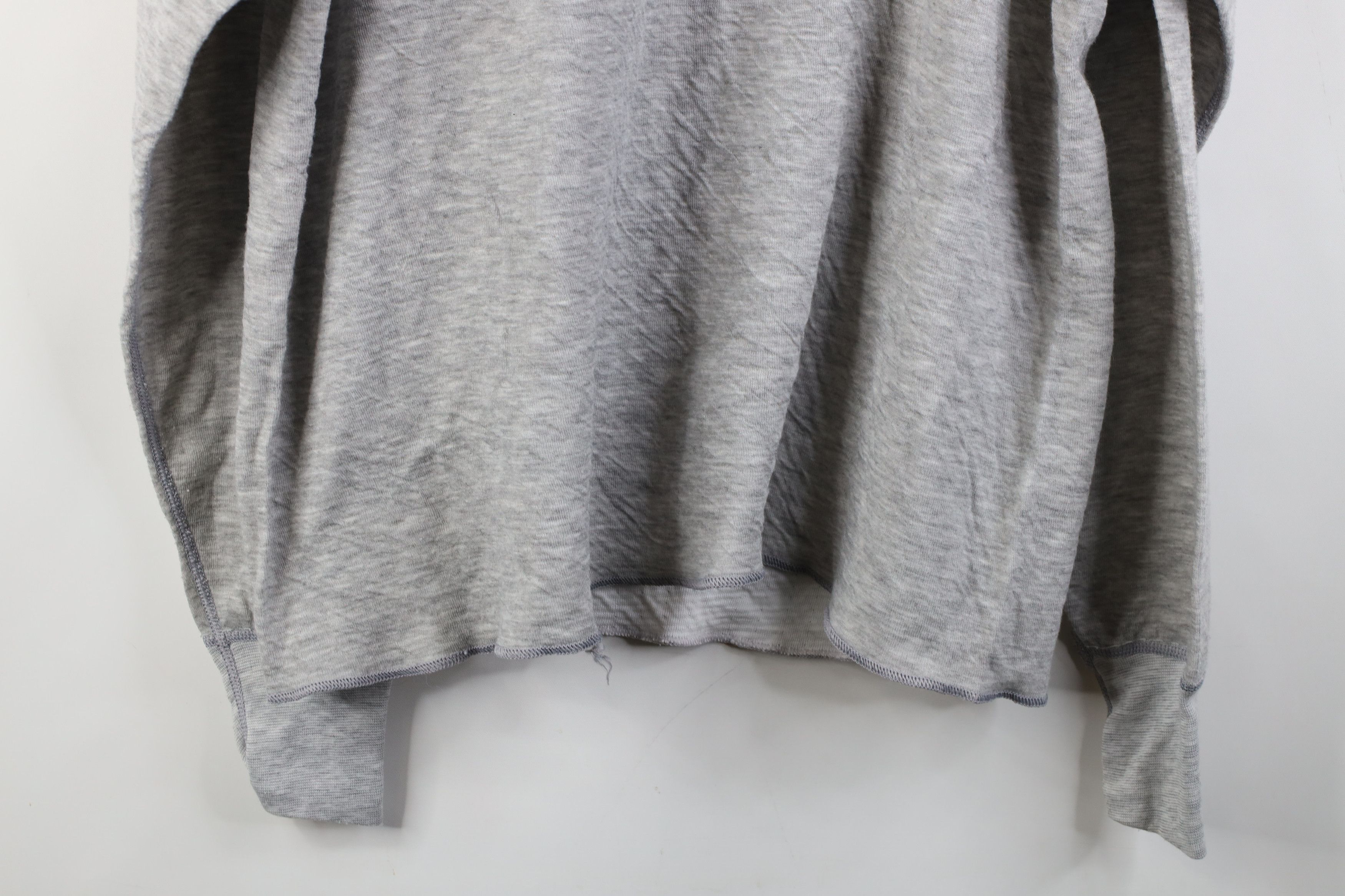 Vintage Vintage 90s Wall Thermal Knit Long Sleeve T-Shirt Gray Size US XL / EU 56 / 4 - 9 Thumbnail
