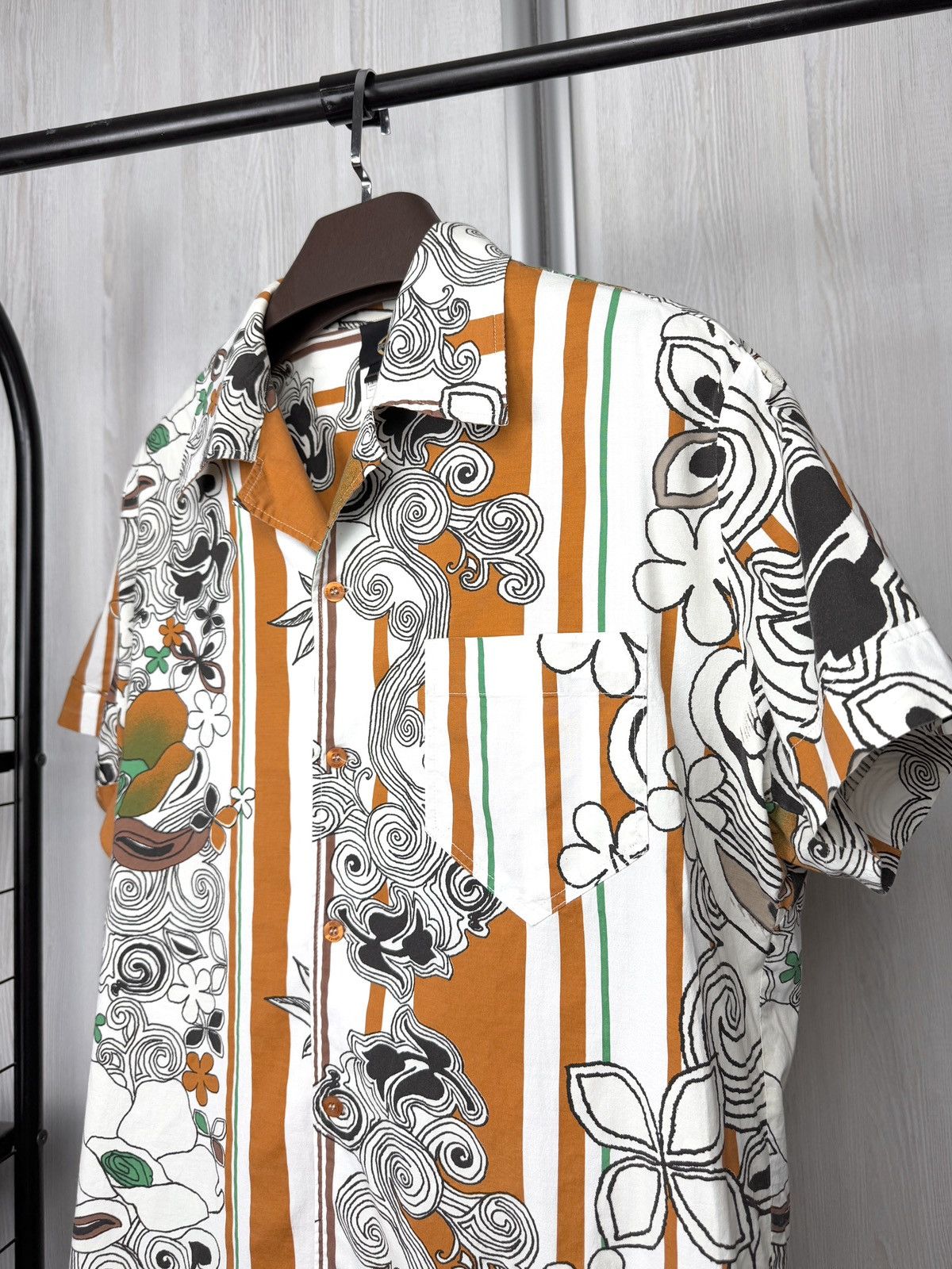 Just Cavalli Just Cavalli crazy abstract art Hawaiian short sleeve shirt Size US XXL / EU 58 / 5 - 4 Thumbnail