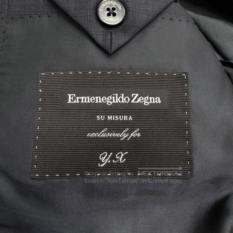 Ermenegildo Zegna Zegna Su Misrua Check Wool Blazer. Size US XXL / EU 58 / 5 - 3 Thumbnail