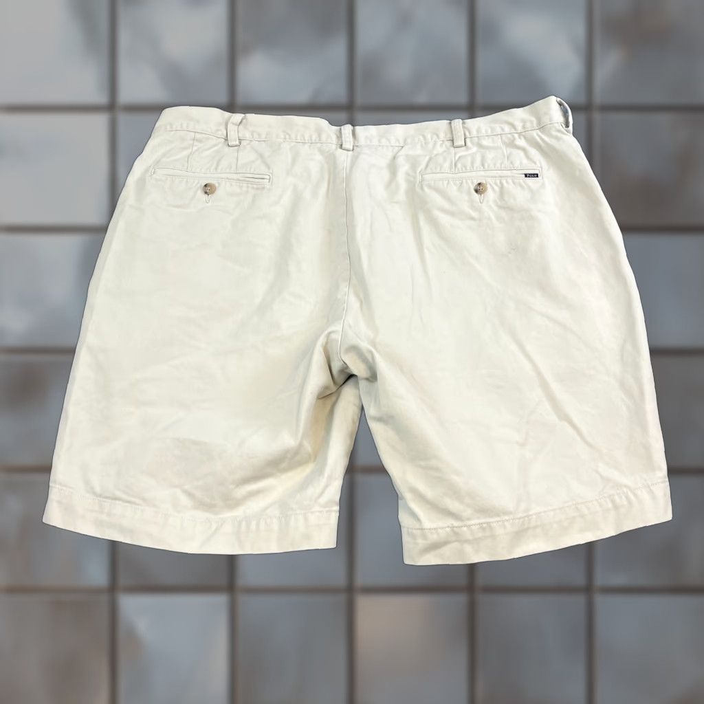 Polo Ralph Lauren Polo Ralph Lauren Mens Chino Shorts W40 White 100% Cotton Preppy Summer Casual Slim? Size US L / EU 52-54 / 3 - 1 Thumbnail