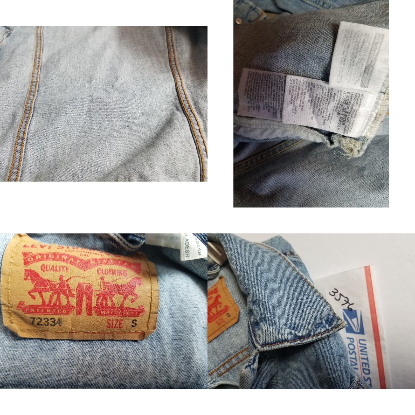 Levi's VINTAGE Levi's Denim Trucker Jacket Mens S Blue 72334 Distressed See All Pics Size US S / EU 44-46 / 1 - 10 Thumbnail