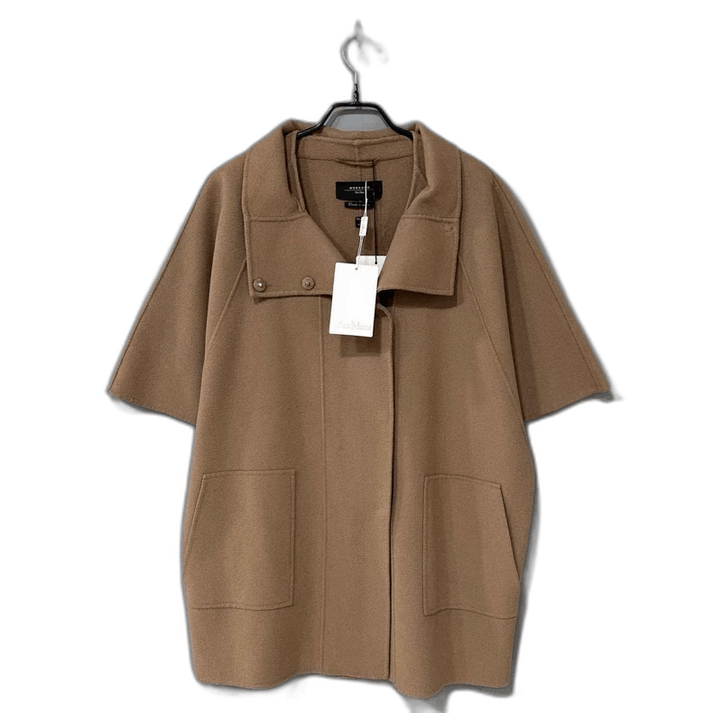 Max Mara Brown Wool Cape from MaxMara Size M / US 6-8 / IT 42-44 - 1 Thumbnail