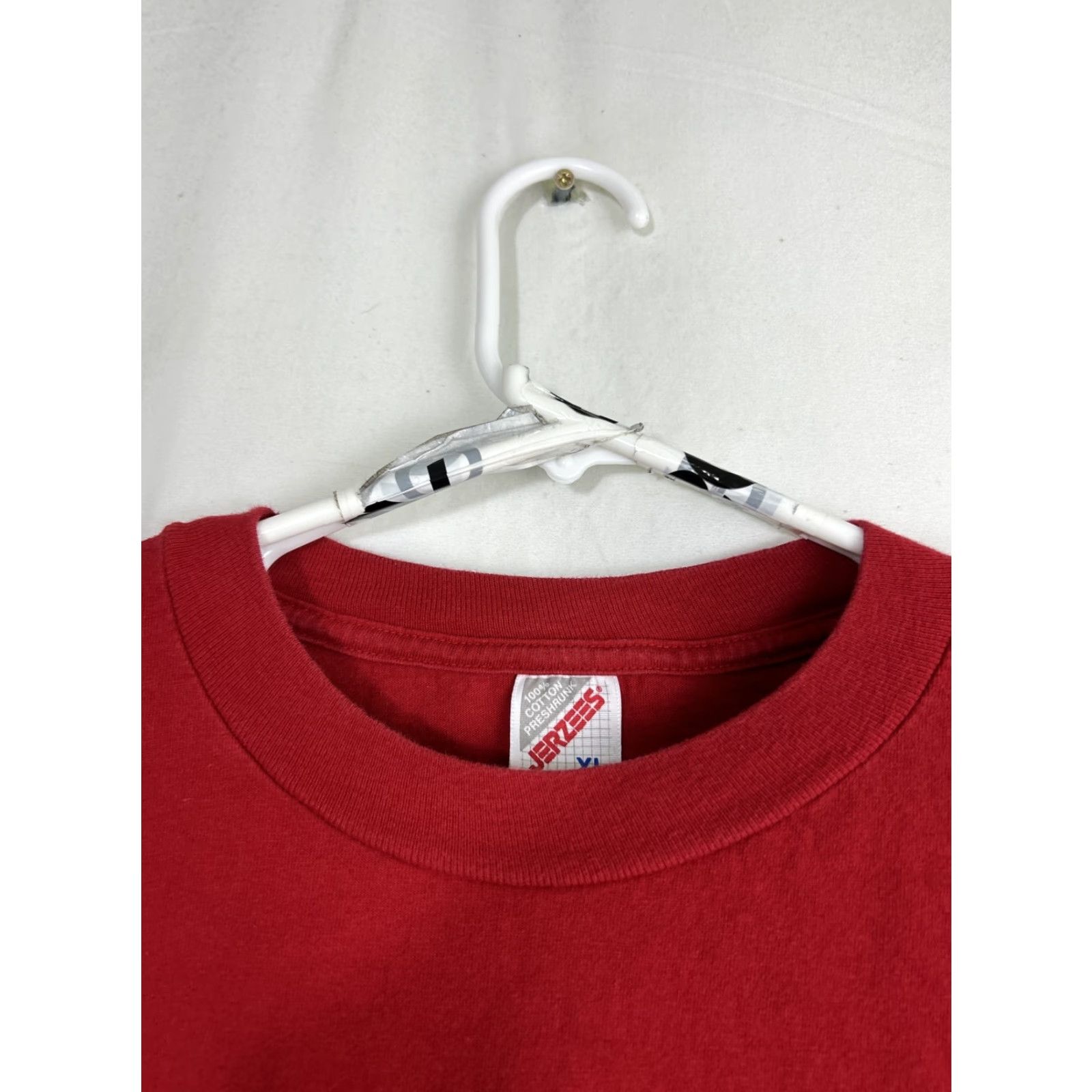 Jerzees VINTAGE Jerzees Mens XL Red Short Sleeve T Shirt Horses Made In USA Size US XL / EU 56 / 4 - 3 Thumbnail