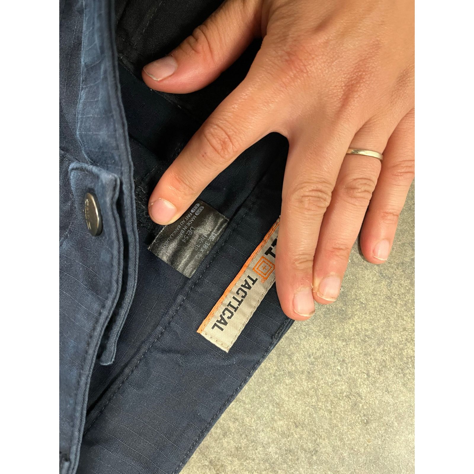 5.11 5.11 Tactical Men's 38x32 Blue Rip Stop Cargo Pants Size US 38 / EU 54 - 5 Thumbnail